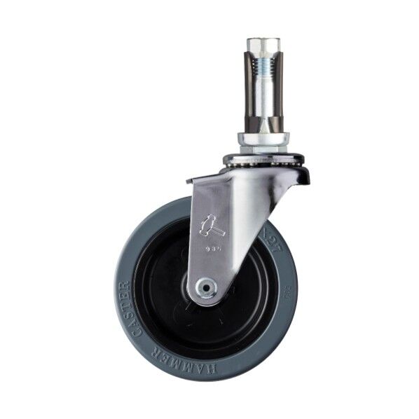 パイプ差込 ゴム車100mm