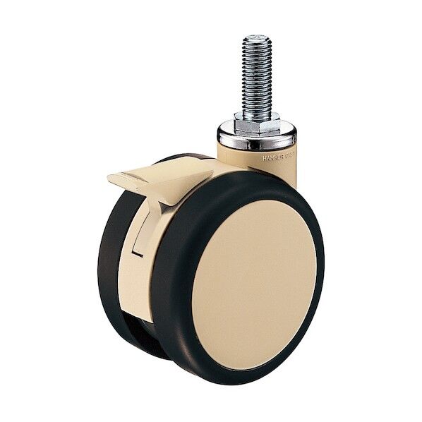 ねじ込SP双輪U車M16ブラウン