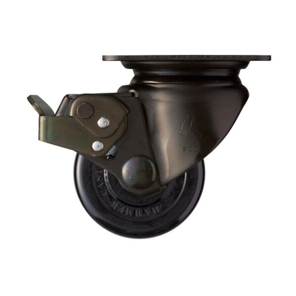 低床式重荷重用 自在 SP付 フェノールB車75mm 68×68ピッチ 5451S-PB75 1点