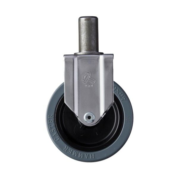 パイプ差込ボス 固定 ゴム車100mm