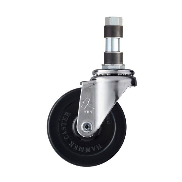 パイプ差込自在ゴム車85mm