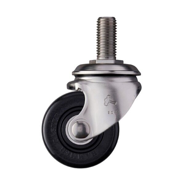 オールステンレス 低床式重荷重用 SAシリーズ ねじ込み 自在 M20 ナイロンB車 75mm