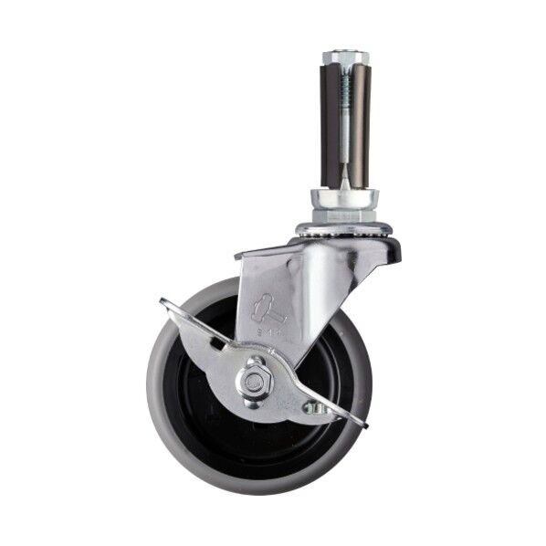 EUシリーズ パイプ差込み 自在SP付 エラストマー車 75mm 4151EU-L75 1点
