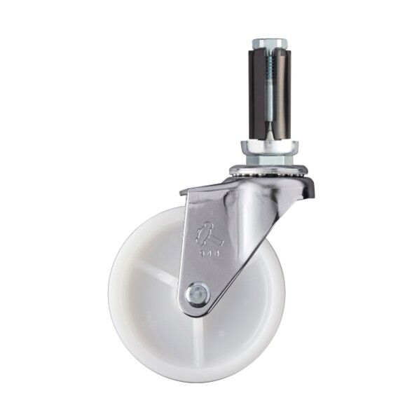 パイプ差込ナイロン車