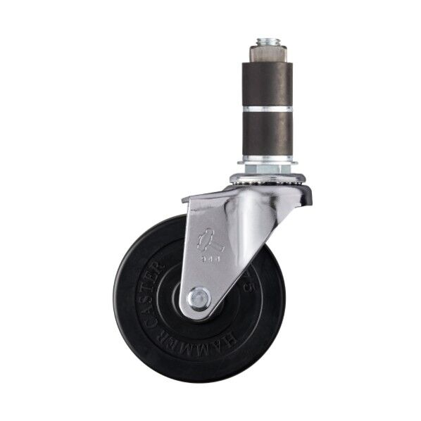 パイプ差込 ゴム車75mm