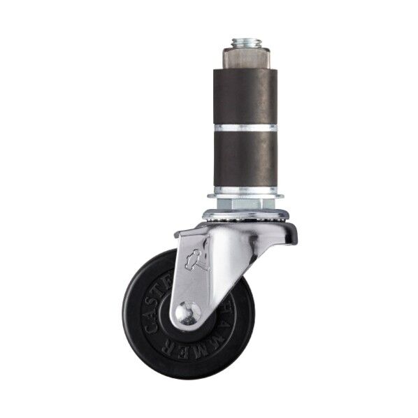 パイプ差込 ゴム車50mm