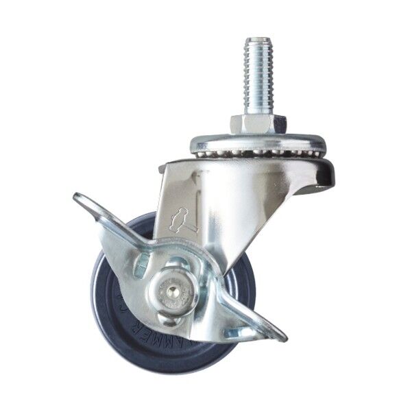 Aシリーズ ねじ込み 自在SP付 W3/8 エラストマー車 40mm