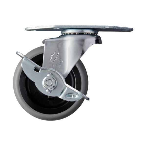 オールステンレス コーナーE型 自在SP付 エラストマー車 65mm 215E-L65 1点