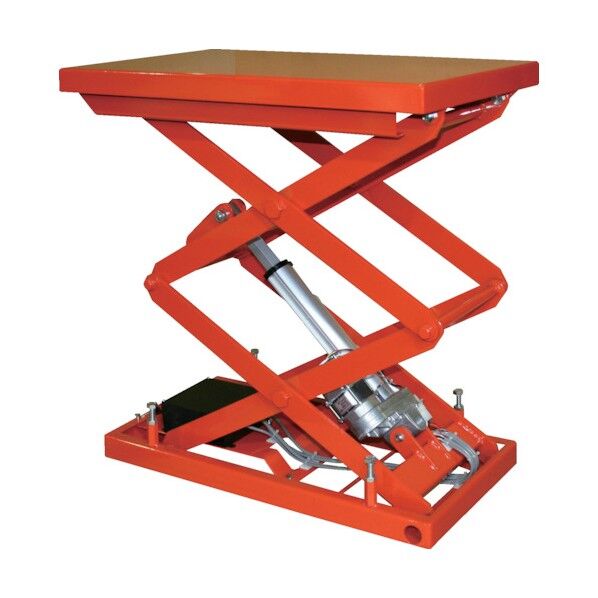  テーブルリフト200kg 電動Bねじ式 AC100V 450×600×200～880 HDL-W20406V-12...