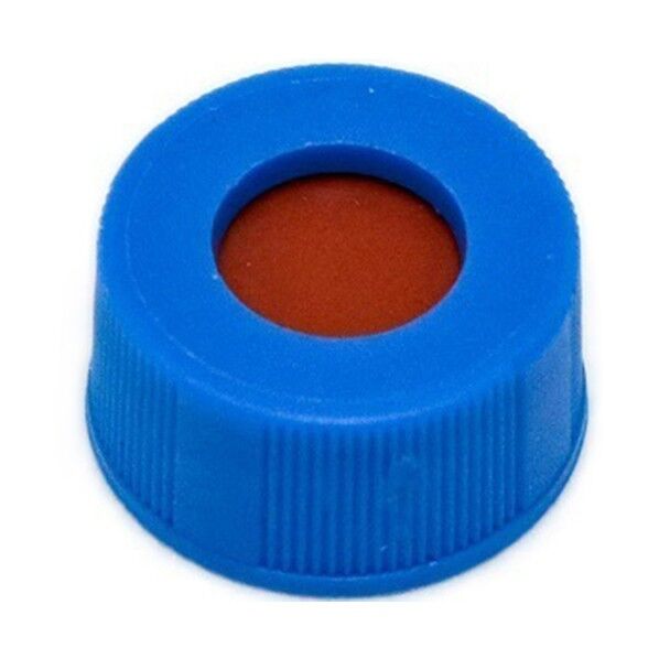 オートサンプラー用バイアル 青キャップ セプタム付き/ゴム・PTFE A5394-09B 100個