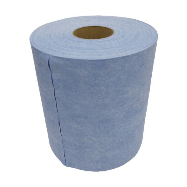 ウエス ハードワイプアルファ ブルー ロール 262×380mm (2巻入)