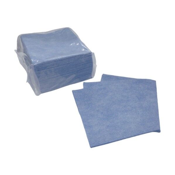 ウエス ハードワイプアルファ ブルー 4ツ折 300×350mm 60枚×18袋(1080枚)