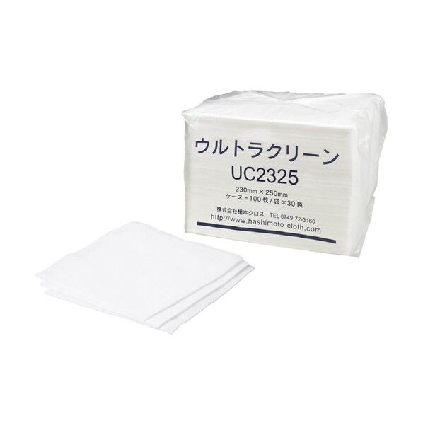 ウルトラクリーン 230×250mm 6つ折り 100枚×30袋（3000枚）