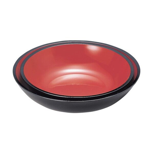 こね鉢黒内朱 尺五