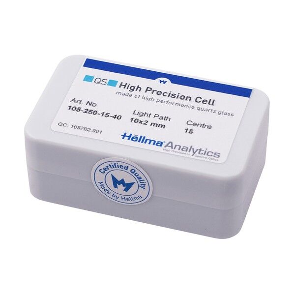 ヘルマ(R)石英セル 蛍光用ウルトラマイクロ 105-250-15-40 1個