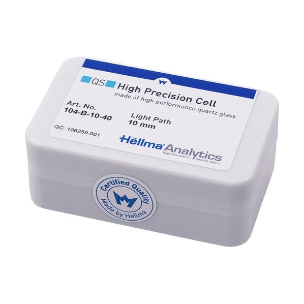 ヘルマ®石英セル セミマイクロブラック 104-B-10-40 1個