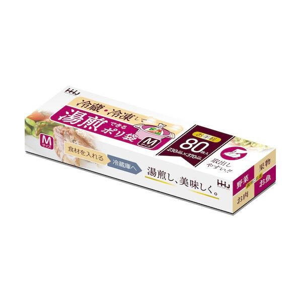 湯煎ポリ袋M 半透明 0.010