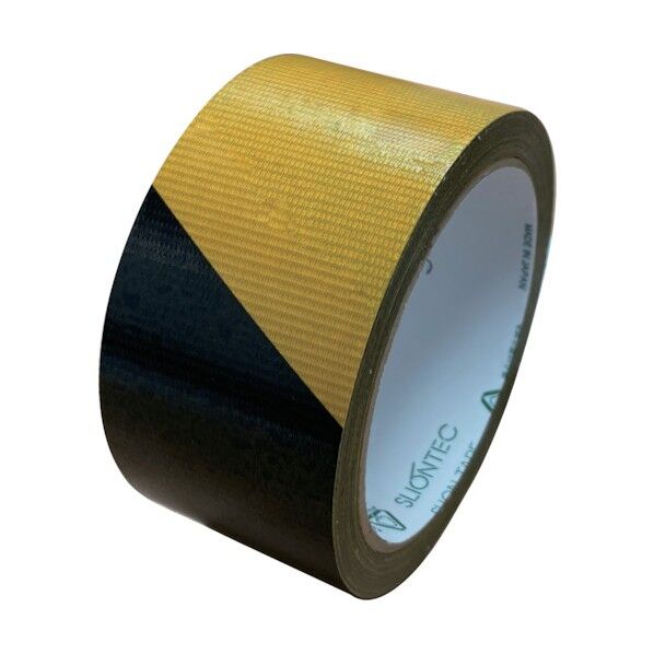 エシカルプロユース(危険表示用)50mmX25m 黄/黒トラナナメ