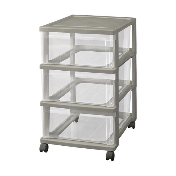 202885 クローゼットチェスト ダークグレー