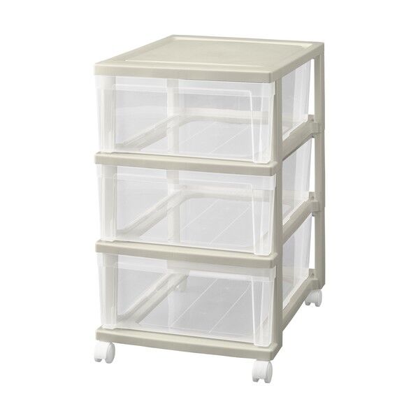 202884 クローゼットチェスト ライトベージュ