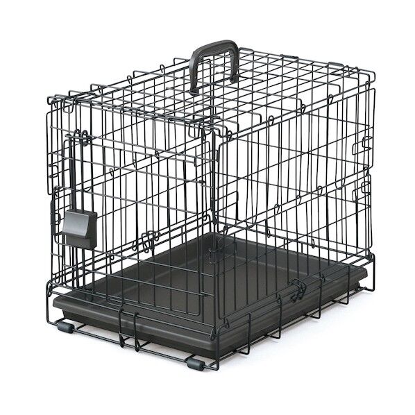 283687 折りたたみケージ アイアンブラックカラー