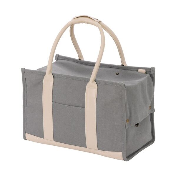 100669 キャンバストートキャリー Mサイズ グレー