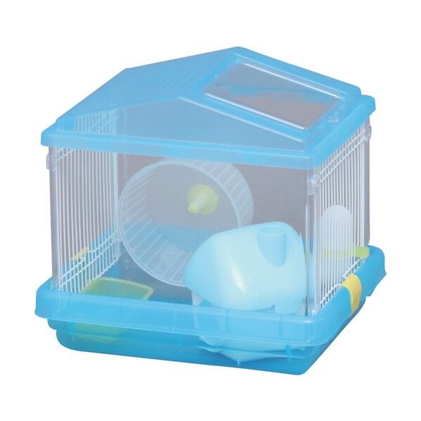 228199 ハムスターケージ W330×D270×H310mm クリアブルー