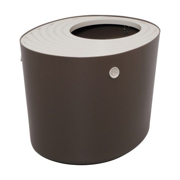 252039 上から猫トイレシステムタイプ ベージュ/ブラウン