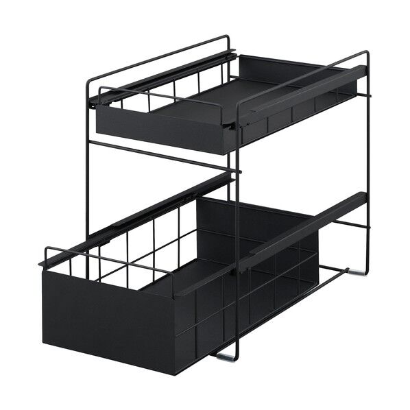 201484 シンク下引き出しラック ブラック ブラック SSR-270-B...