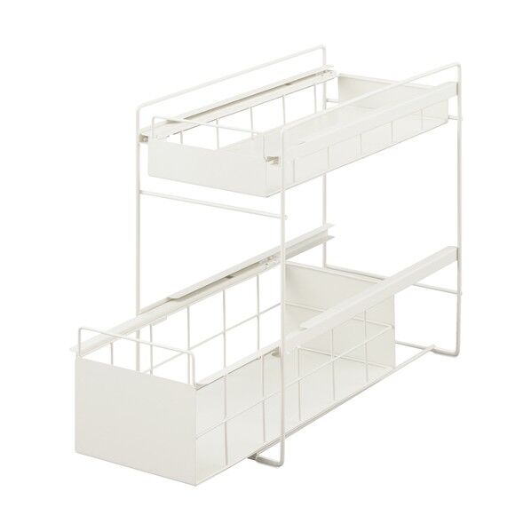 201486 シンク下引き出しラックスリム ホワイト ホワイト SSR-200-W...