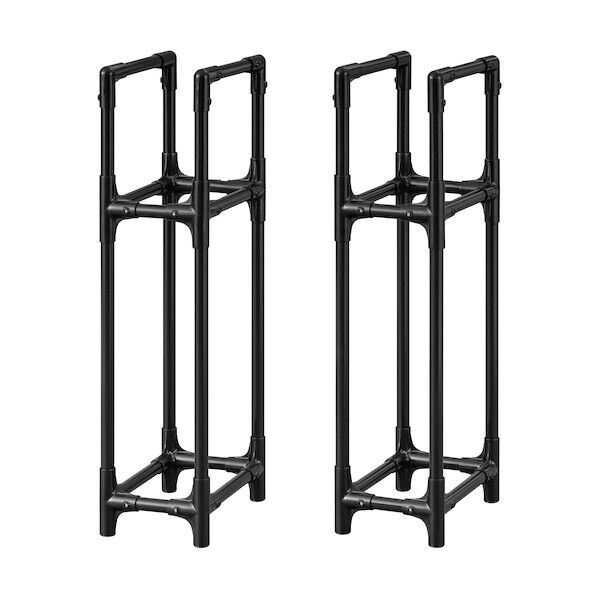 299836 省スペースタイヤラック軽自動車用 ブラック