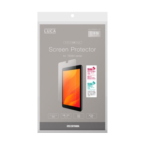 108010 タブレット保護フィルム TAC-PFM08C1-PL...