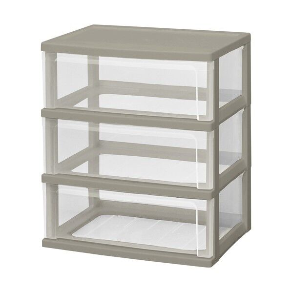 202883 ワイドチェスト ダークグレー