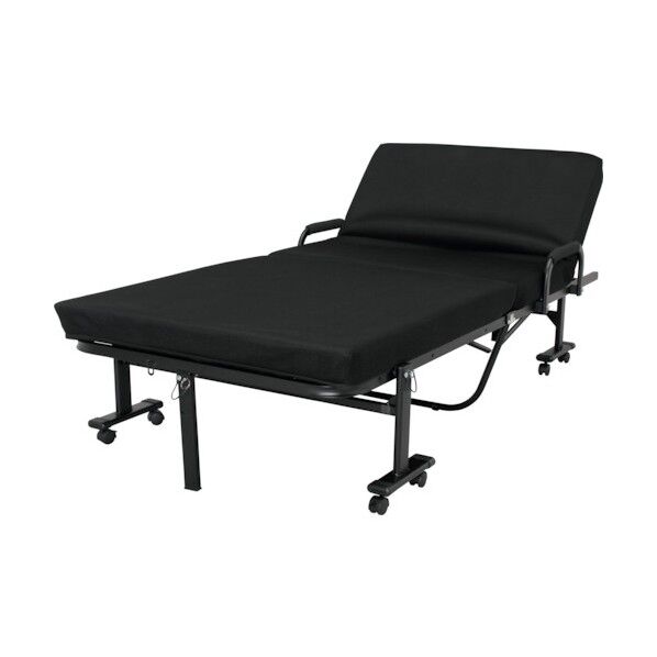 ※法人専用品※ 105642 折りたたみベッド 高床タイプ ブラック OTBSS-KRH 1点...
