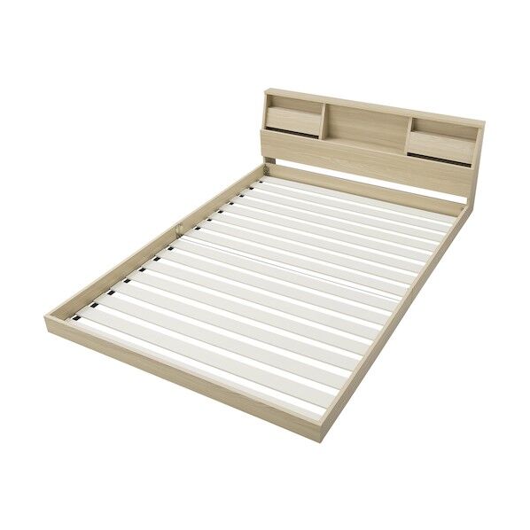 104818 フロアベッド ダブル ナチュラル