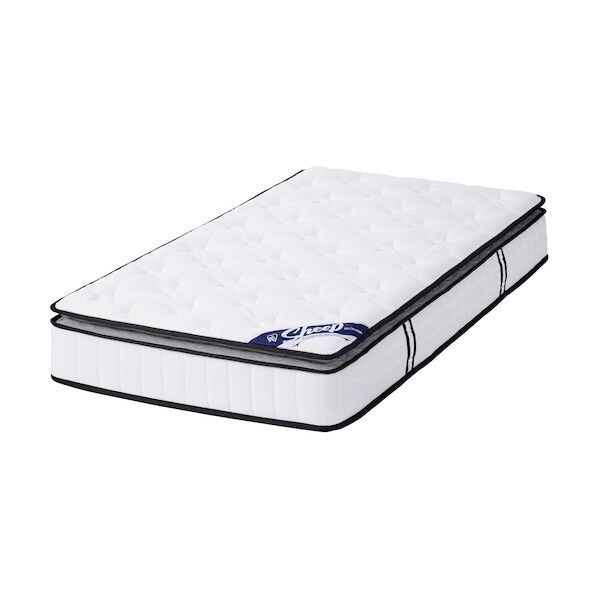 100533 ピロートップ ポケットコイルマットレス S ホワイト