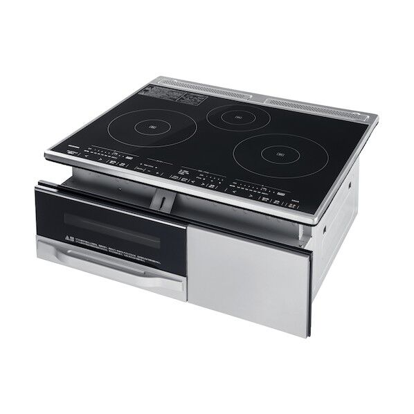 104401 200V3口ビルトインIHクッキングヒーター ブラック