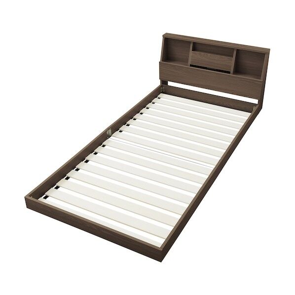 104815 フロアベッド シングル ウォールナット