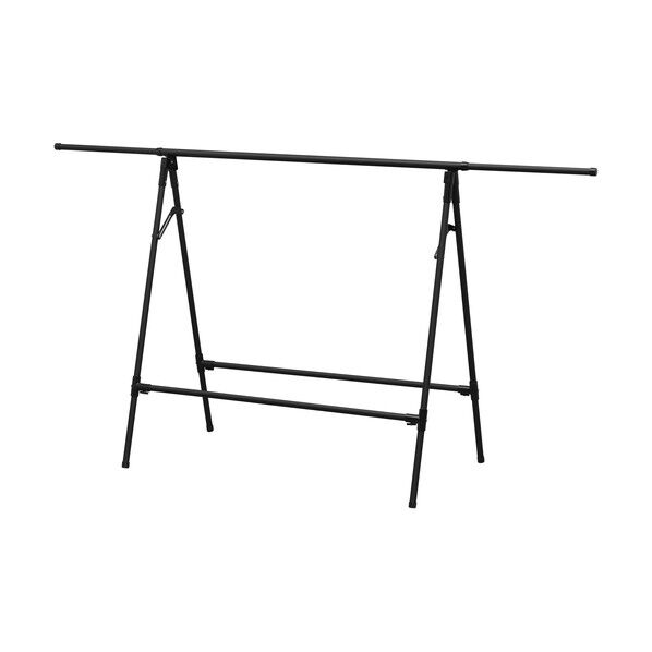 299179 ふとん干しスタンドタイプ ワイド ブラック