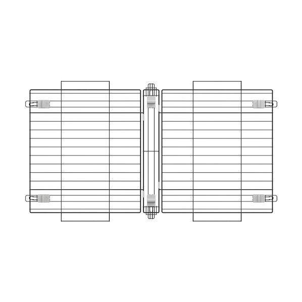 298893 ウッディシステムサークル用屋根 アッシュグレー