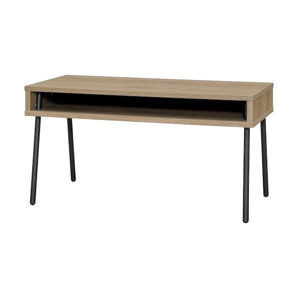  297879 アイアンウッドセンターテーブル 幅795 ブラック/アッシュブラウン IWCT-800R 1点...