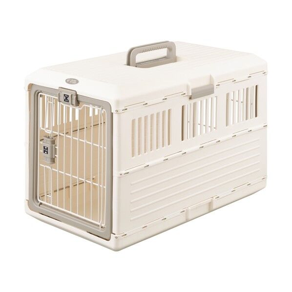 201497 折りたたみペットキャリー アイボリー
