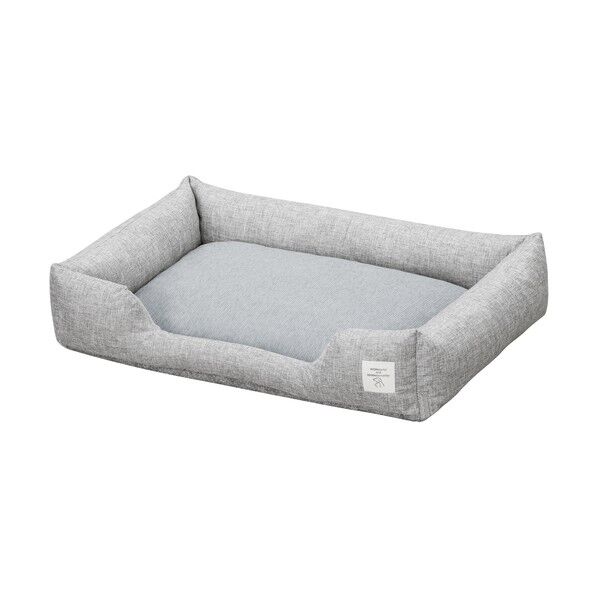 106575 クールペットベッド スクエア型Lサイズ グレー