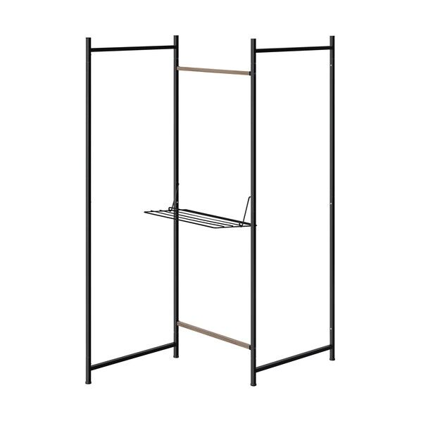 105887 折りたたみ物干し3連 ブラック