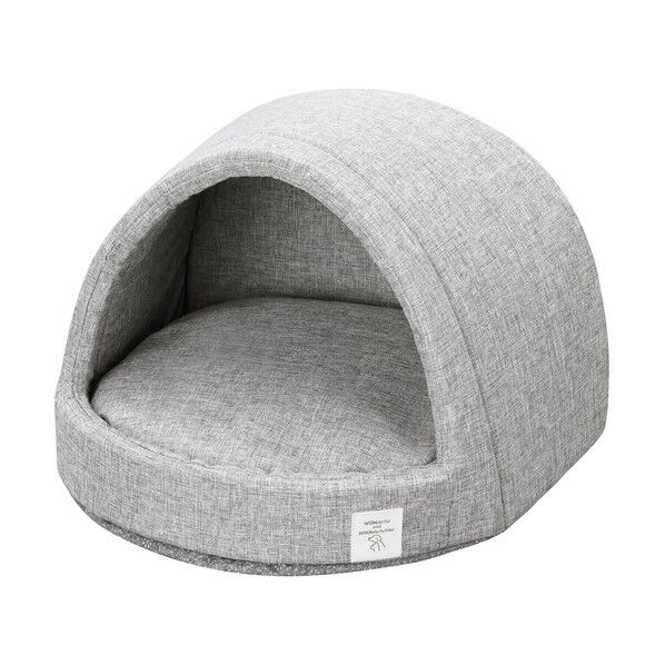 106579 クールペットベッド ドーム型 グレー