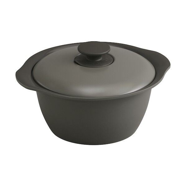 104155 無加水鍋 24cm チャコールグレー