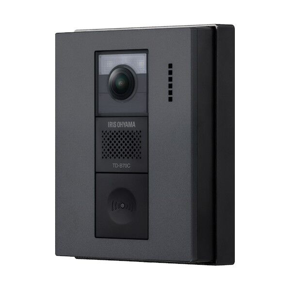 104508 カメラ付玄関子機 ブラック