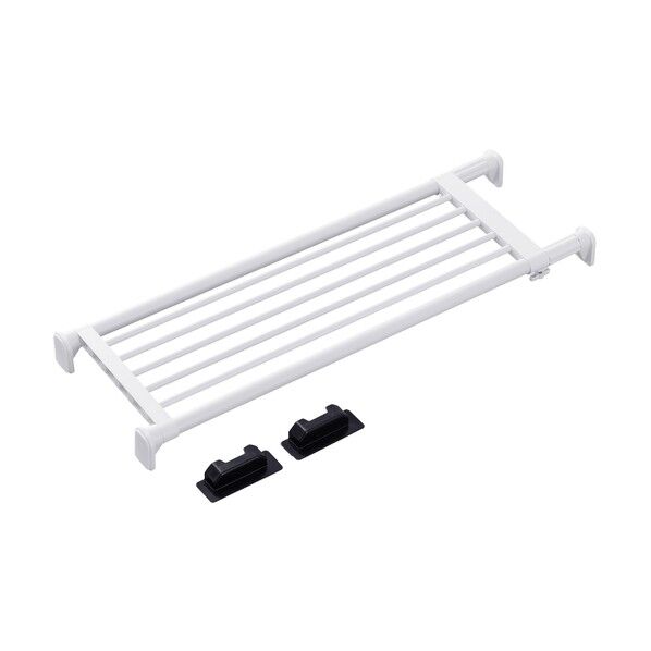 202301 強力伸縮棚 ホワイト