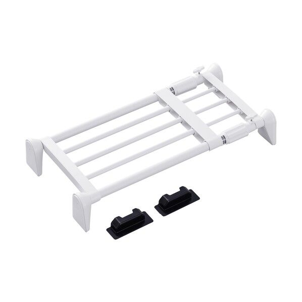 202316 超強力伸縮棚 ホワイト