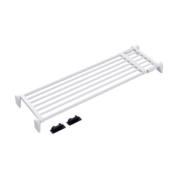 202320 超強力伸縮ワイド棚 ホワイト